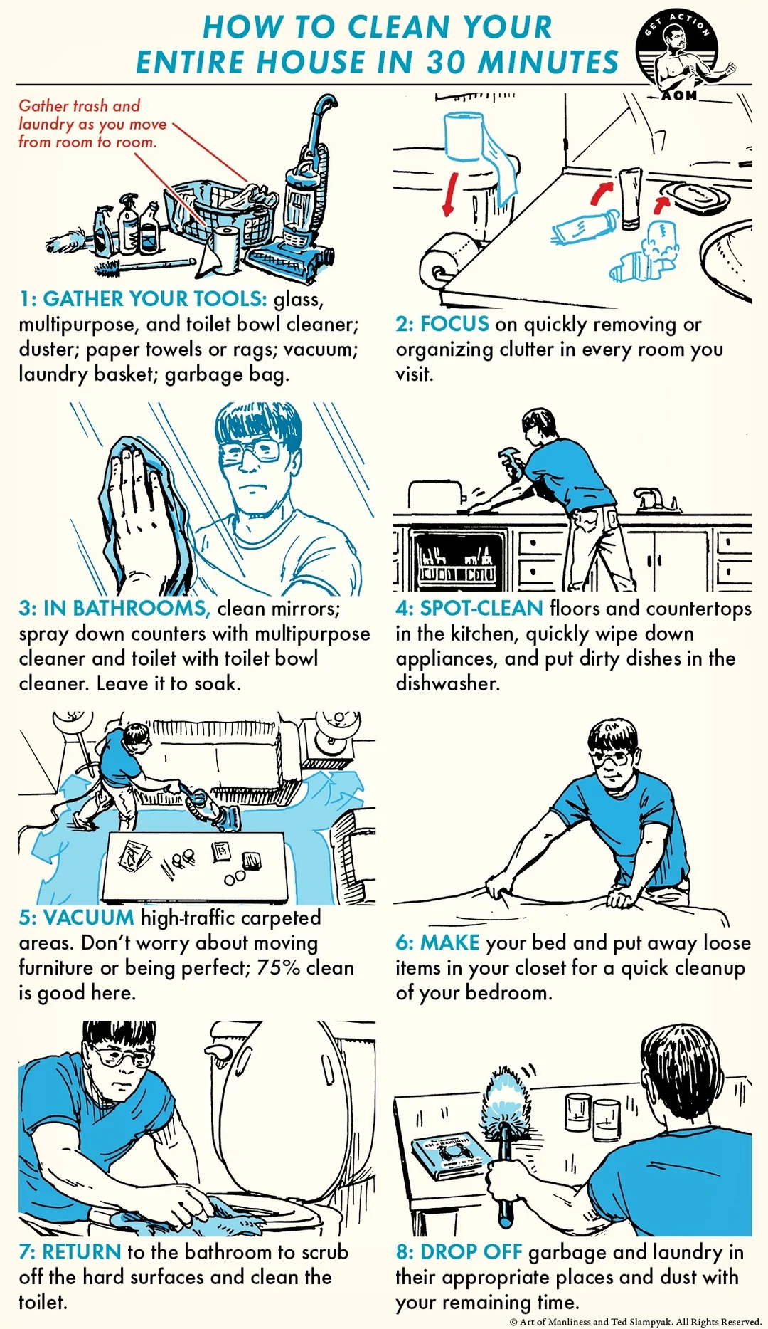 how often to clean house