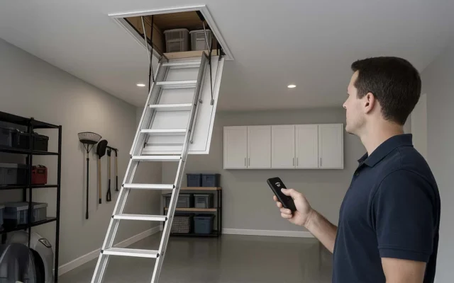 dallas attiac ladder installation